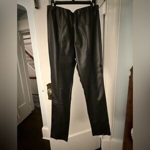 Steve Madden faux leather pull on pants.